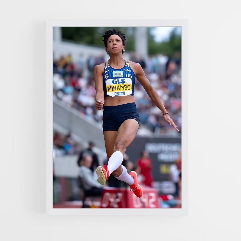 Poster Malaika de mihambo – affiche Athlétisme (vue 3)